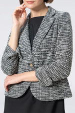 Stretch Lame Tweed:Tailored Jacket