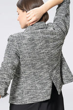 Stretch Lame Tweed:Tailored Jacket
