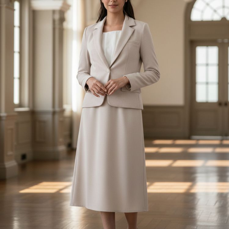 優美なグレージュ