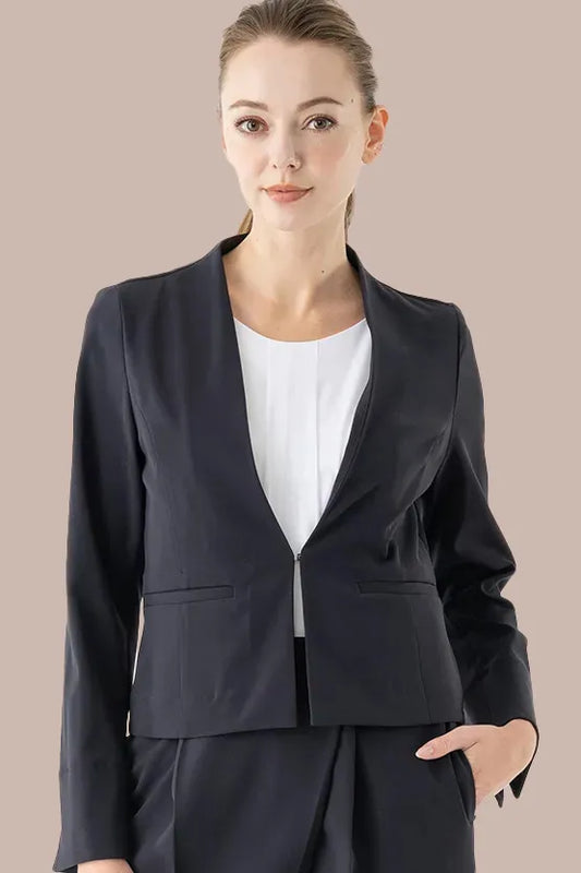 美品✨kay me スカートスーツ セットアップ  ネイビー フリル 9 美品✨kay me スカートスーツ セットアップ ネイビー フリル 9