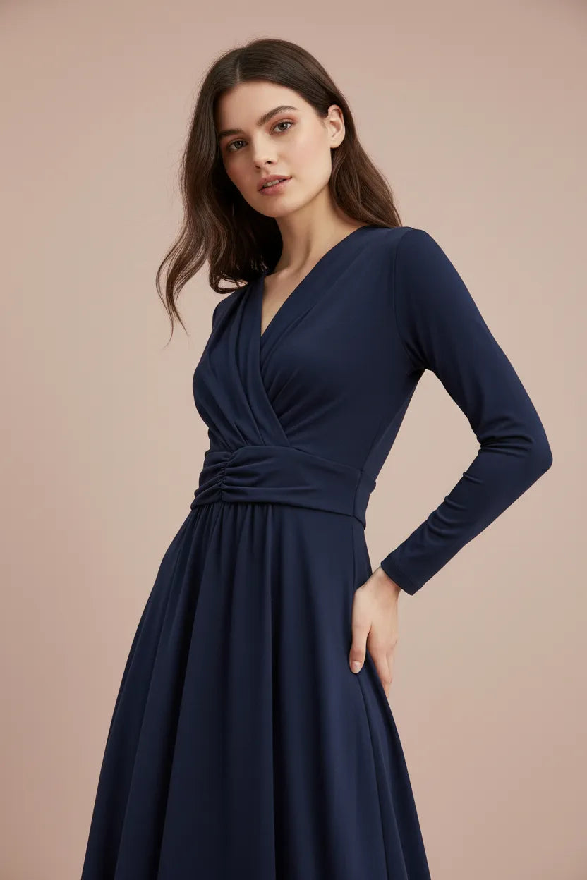 【裏起毛】マリリンワンピース (制電ペチコート付き)