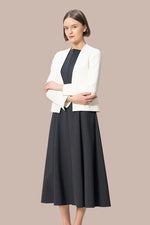 【アクティブクール】Aラインフロントジップロングワンピース