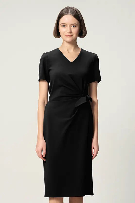 【アクティブクール】Vネックデイリーワンピース