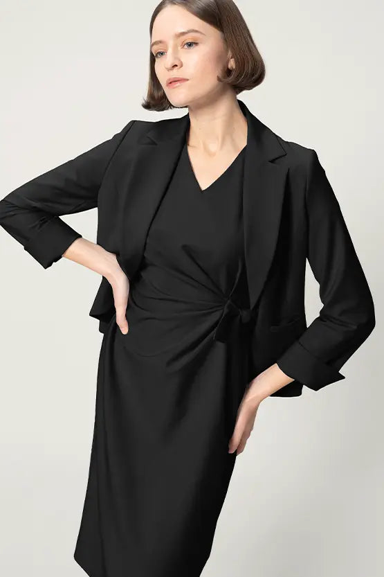 【アクティブクール】Vネックデイリーワンピース