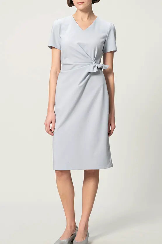 【アクティブクール】Vネックデイリーワンピース