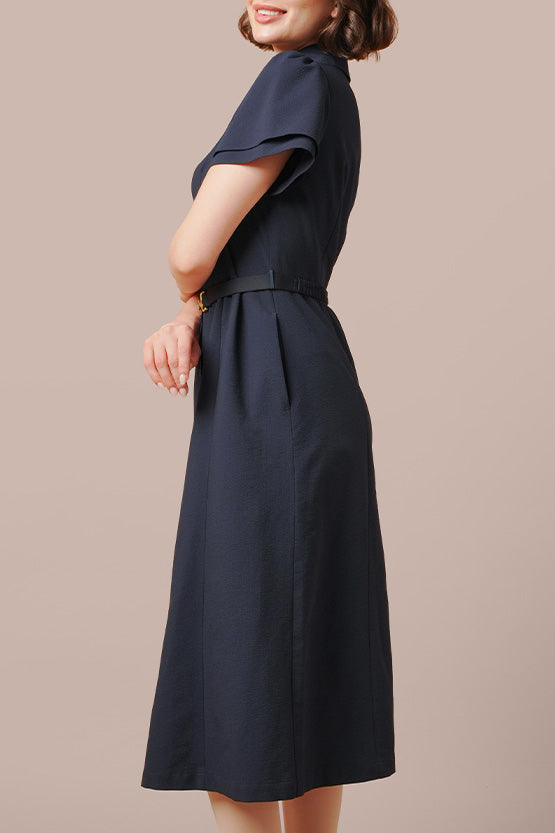 【ストレッチサッカー】シャツワンピース