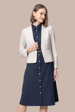 【ストレッチサッカー】シャツワンピース