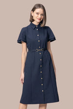 【ストレッチサッカー】シャツワンピース