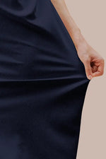 【コットン混 接触冷感】サッシュ付きTドレス