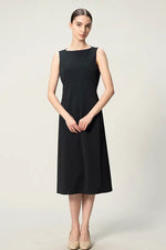 【クールテックジャージー】ミニマルワンピース‐ロング丈