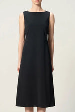 【クールテックジャージー】ミニマルワンピース‐ロング丈