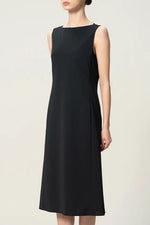 【クールテックジャージー】ミニマルワンピース‐ロング丈