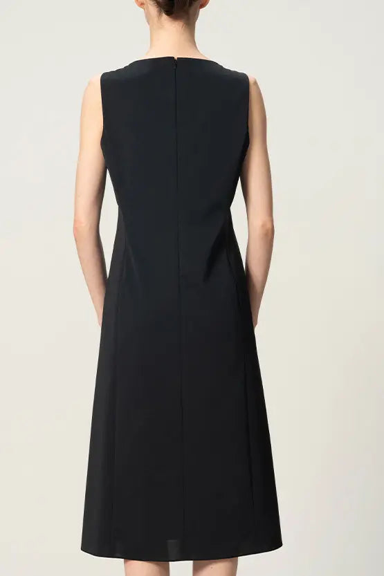 【クールテックジャージー】ミニマルワンピース‐ロング丈