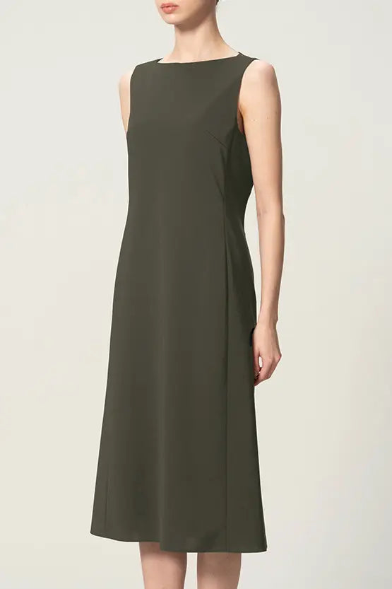 [Tech Jersey] Minimalist Dress - Long Length