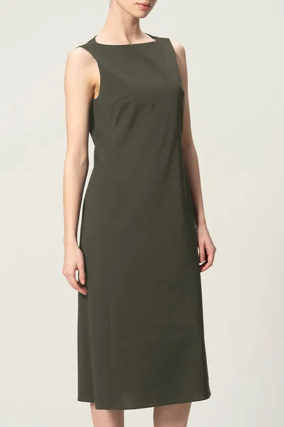 [Tech Jersey] Minimalist Dress - Long Length