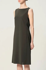 【クールテックジャージー】ミニマルワンピース‐ミディ丈