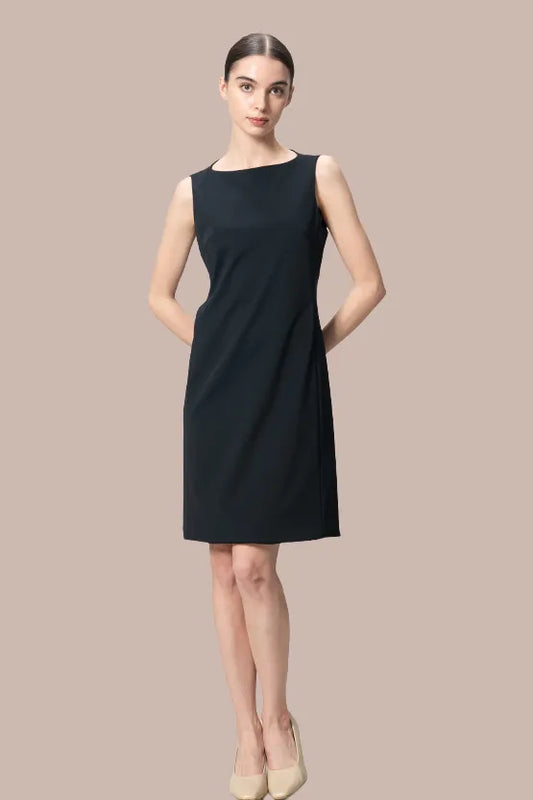 【クールテックジャージー】ミニマルワンピース‐ショート丈