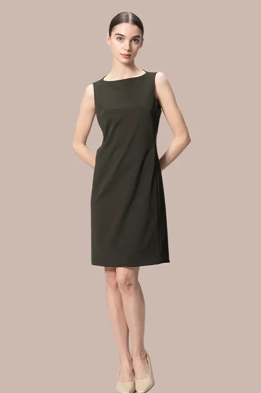 【クールテックジャージー】ミニマルワンピース‐ショート丈