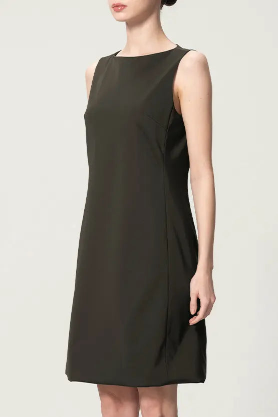 【クールテックジャージー】ミニマルワンピース‐ショート丈