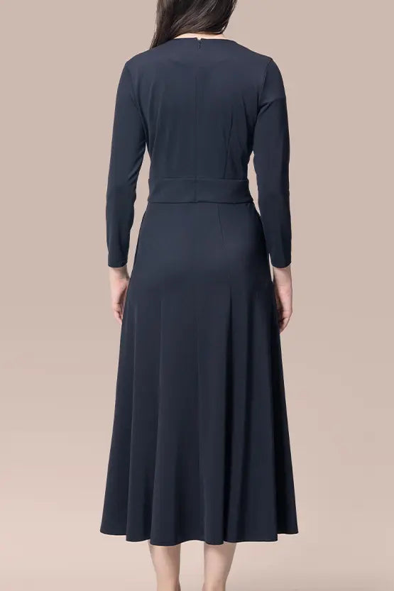 【ストレッチジャージー】ロングマリリンワンピース