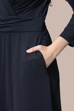 【ストレッチジャージー】ロングマリリンワンピース