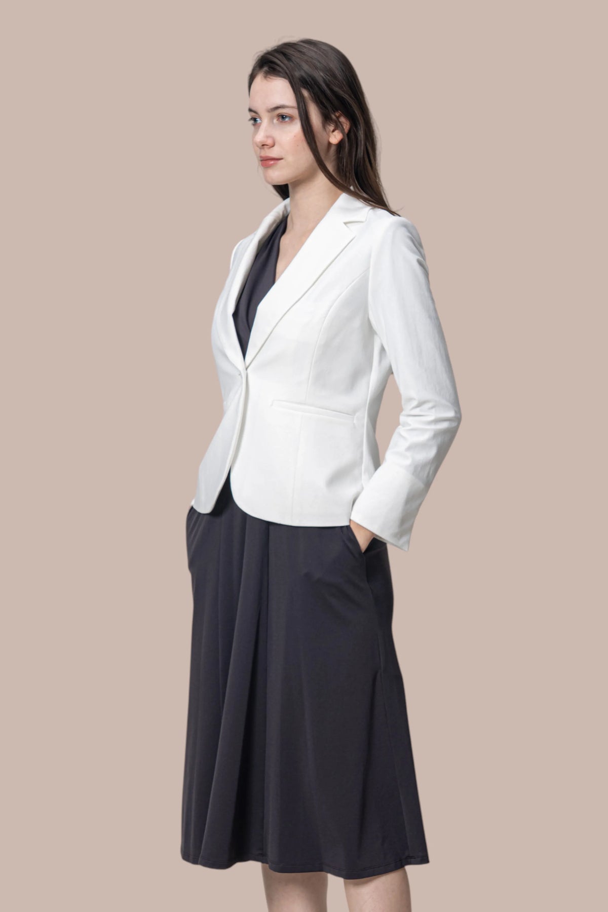 【ストレッチジャージー】ミモリンワンピース