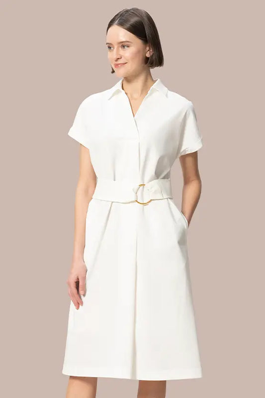 【クールテックジャージー】シャツワンピース