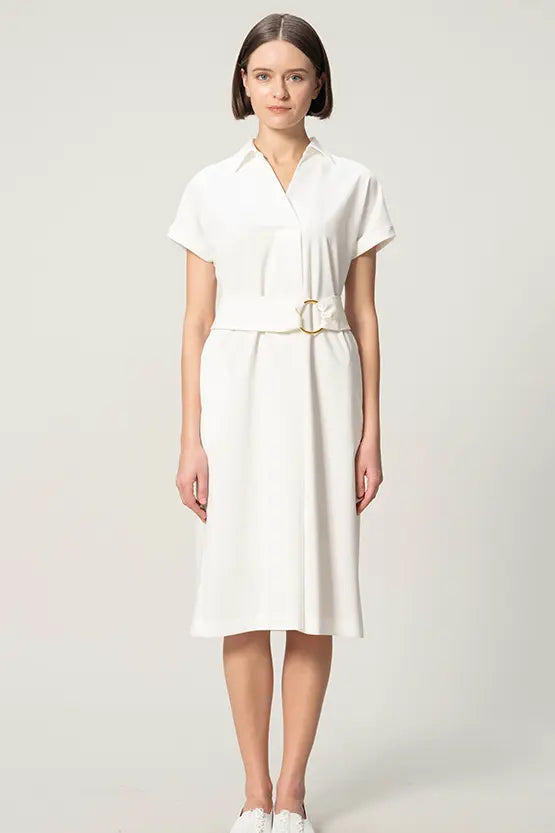 【クールテックジャージー】シャツワンピース