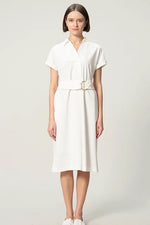 【クールテックジャージー】シャツワンピース