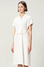 【クールテックジャージー】シャツワンピース