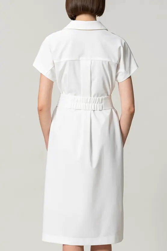 【クールテックジャージー】シャツワンピース