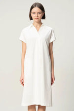 【クールテックジャージー】シャツワンピース