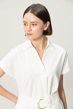 【クールテックジャージー】シャツワンピース