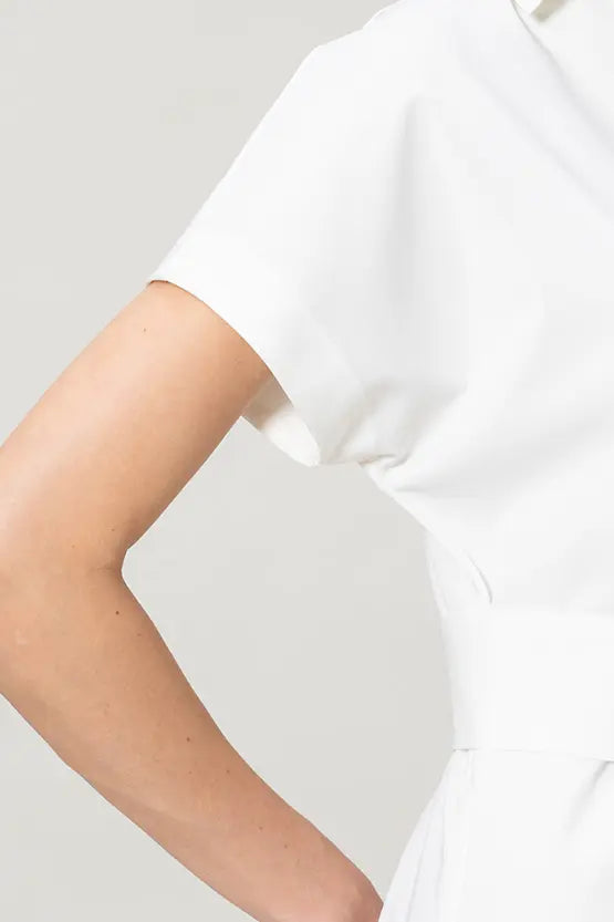 【クールテックジャージー】シャツワンピース