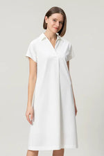 【クールテックジャージー】シャツワンピース