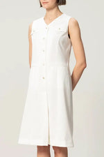 [Cool Tech Jersey] Front Button Dress