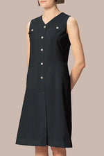 【クールテックジャージー】フロントボタンワンピース