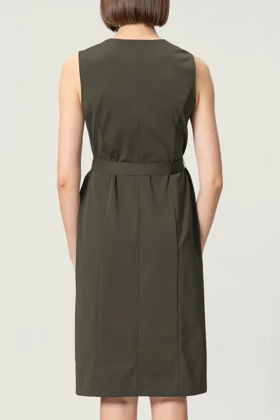 【クールテックジャージー】フロントボタンワンピース