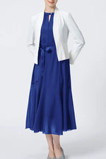 【ストレッチシフォン】ロングマーメイドワンピース