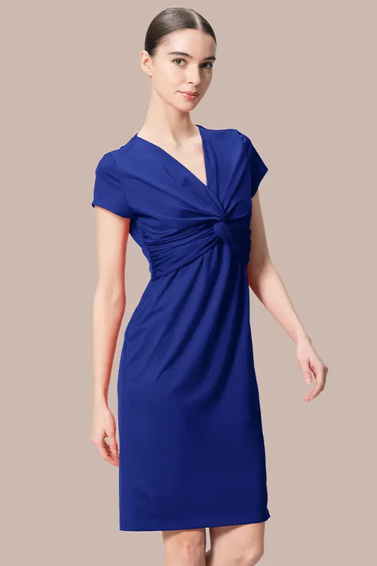 【アイスジャージー】ツイストワンピース