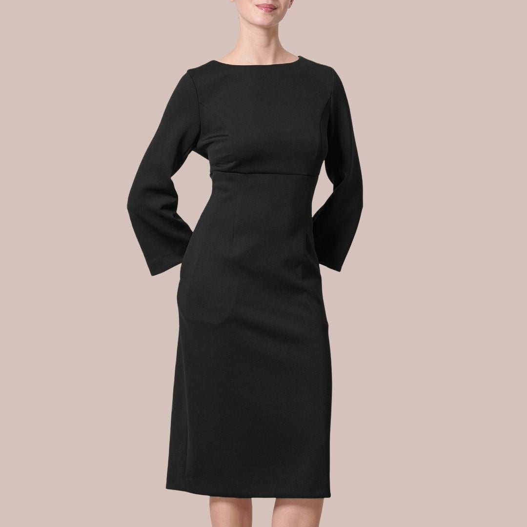 体型をカバーするゆったりＩラインシルエット