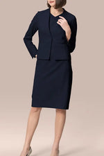 【スマートストレッチ】 Vネックエッシェンシャルワンピース