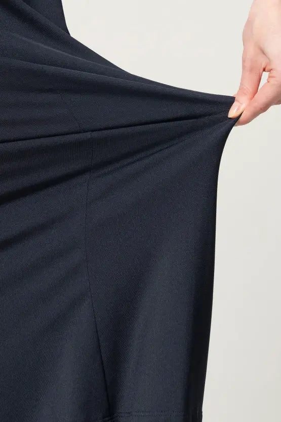 [Ice Jersey] Gathered Dress