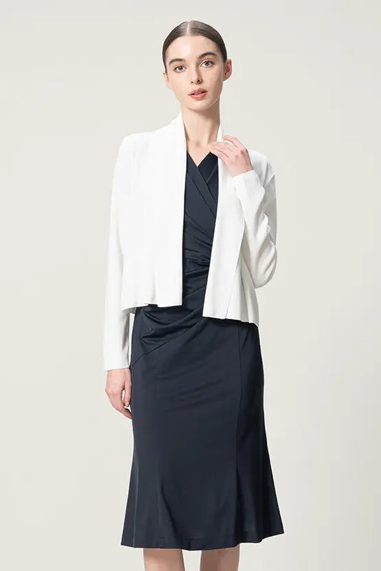 [Ice Jersey] Gathered Dress