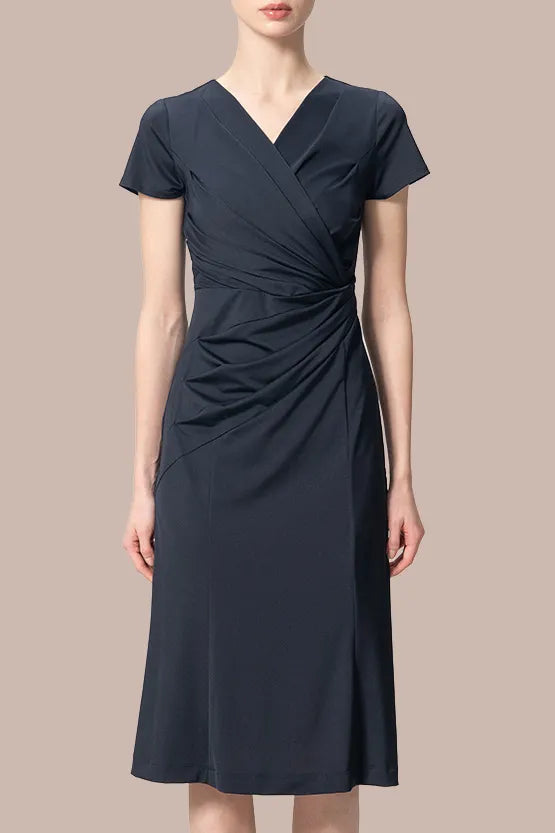 【アイスジャージー】ギャザーワンピース