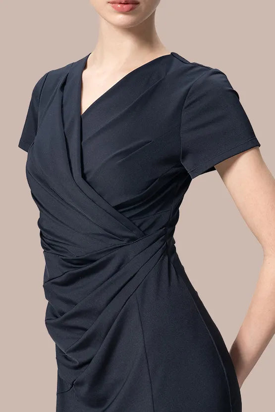 【アイスジャージー】ギャザーワンピース