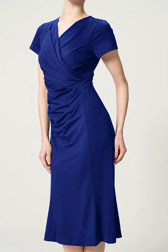 [Ice Jersey] Gathered Dress