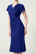 [Ice Jersey] Gathered Dress