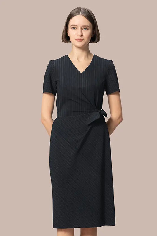 【アクティブクール】Vネックデイリーワンピース