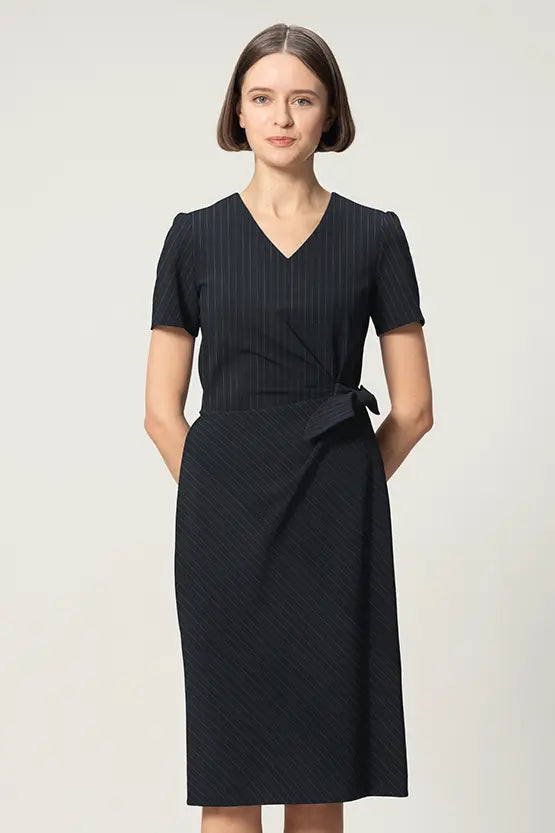 【アクティブクール】Vネックデイリーワンピース